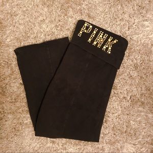 VS PINK CROPPED YOGA PANTS